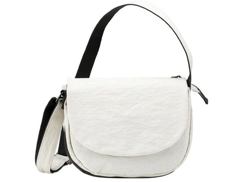 【豊岡鞄 つつむ S4000 ホワイト】TUTUMU Flap Mini ショルダーバッグ