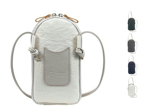 【豊岡鞄 つつむ S4300 グレー】TUTUMU Pocket Nylon ミニショルダーバッグ