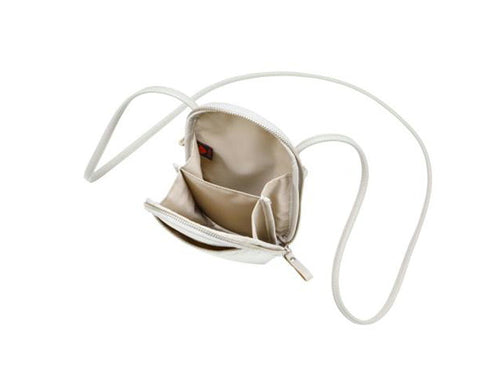 【豊岡鞄 つつむ S4300 ホワイト】TUTUMU Pocket Nylon ミニショルダーバッグ