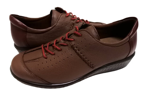 【ムーンスター SP2401 ブラウン】本革柔らかガーメントレザー使用靴紐シューズ