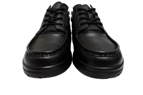 【ムーンスター SP8922 ブラック】サイドジップメンズコンフォートレザーシューズ