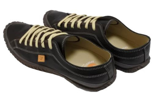 【SPINGLE SP110 ブラック】カンガルーレザー×巻き上げソールスニーカー