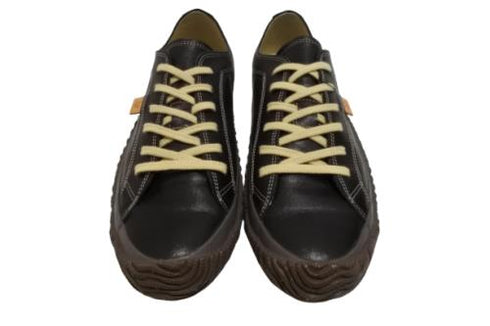 【SPINGLE SP110 ブラック】カンガルーレザー×巻き上げソールスニーカー