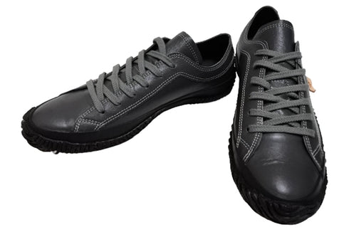 【SPINGLE SP110 チャコールグレー】カンガルーレザー×巻き上げソールスニーカー