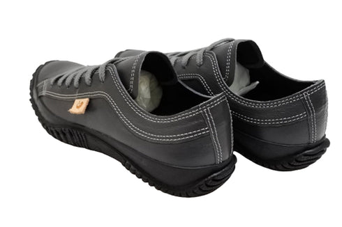 【SPINGLE SP110 チャコールグレー】カンガルーレザー×巻き上げソールスニーカー