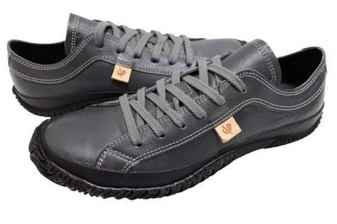 【SPINGLE SP110 チャコールグレー】カンガルーレザー×巻き上げソールスニーカー