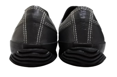 【SPINGLE SP110 チャコールグレー】カンガルーレザー×巻き上げソールスニーカー