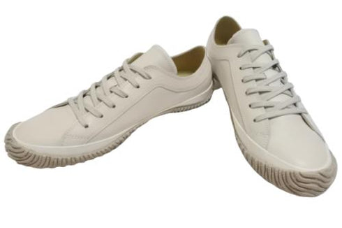 【SPINGLE SP110 アイボリー】カンガルーレザー×巻き上げソールスニーカー