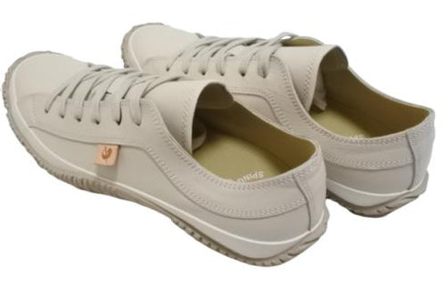 【SPINGLE SP110 アイボリー】カンガルーレザー×巻き上げソールスニーカー