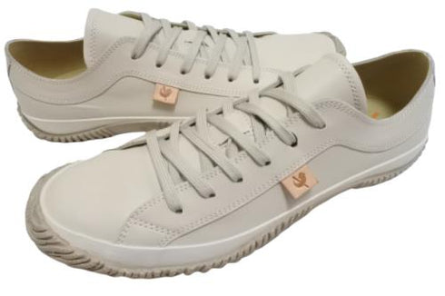 【SPINGLE SP110 アイボリー】カンガルーレザー×巻き上げソールスニーカー