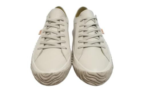 【SPINGLE SP110 アイボリー】カンガルーレザー×巻き上げソールスニーカー