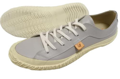 【SPINGLE SP110 ライトグレー】カンガルーレザー×巻き上げソールスニーカー