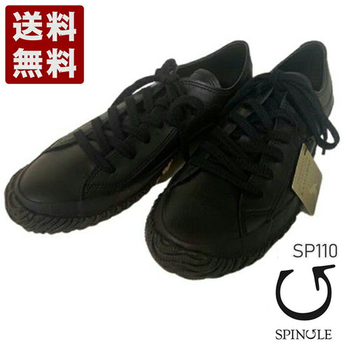 【SPINGLE SP110 モノクローム】カンガルーレザー×巻き上げソールスニーカー