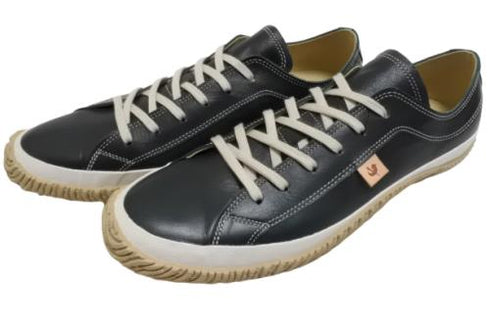 【SPINGLE SP110 ネイビー】カンガルーレザー×巻き上げソールスニーカー