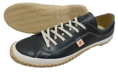 【SPINGLE SP110 ネイビー】カンガルーレザー×巻き上げソールスニーカー