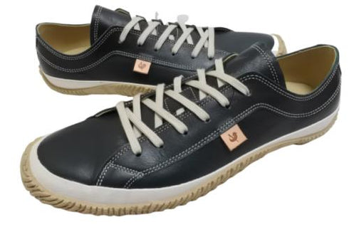 【SPINGLE SP110 ネイビー】カンガルーレザー×巻き上げソールスニーカー