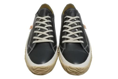 【SPINGLE SP110 ネイビー】カンガルーレザー×巻き上げソールスニーカー