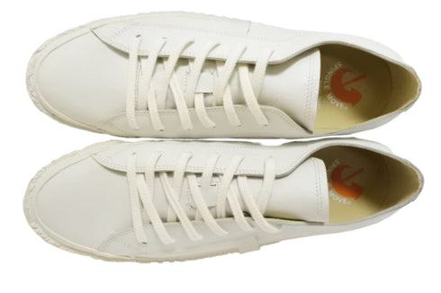 【SPINGLE SP110 ホワイト】カンガルーレザー×巻き上げソールスニーカー