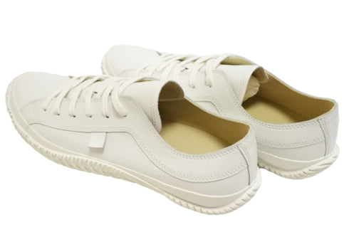 【SPINGLE SP110 ホワイト】カンガルーレザー×巻き上げソールスニーカー