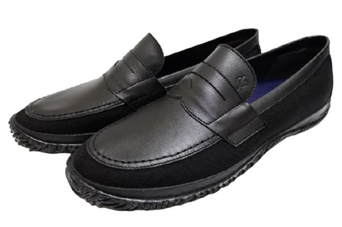 【SPINGLE SP297 ブラック】超撥水素材ローファー