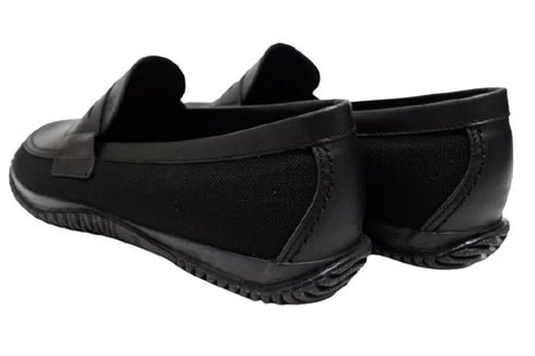 【SPINGLE SP297 ブラック】超撥水素材ローファー