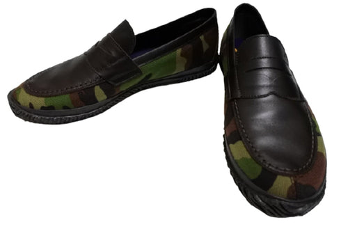 【SPINGLE SP297 コンビ】超撥水素材ローファー