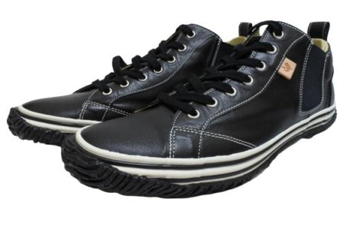 【SPINGLE SP442 ブラック】カンガルー革ミドルカットサイドゴア