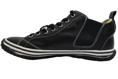 【SPINGLE SP442 ブラック】カンガルー革ミドルカットサイドゴア