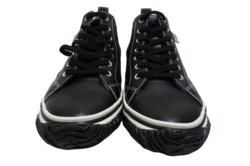 【SPINGLE SP442 ブラック】カンガルー革ミドルカットサイドゴア