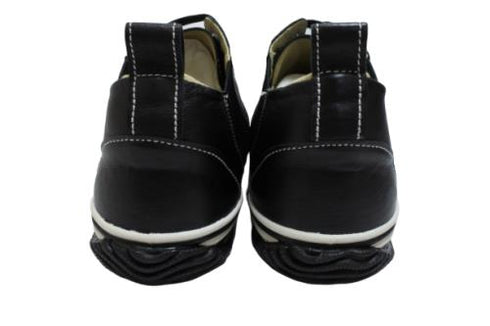 【SPINGLE SP442 ブラック】カンガルー革ミドルカットサイドゴア