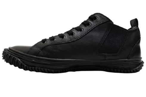 【SPINGLE SP442 ブラック/ブラック】カンガルー革ミドルカットサイドゴア