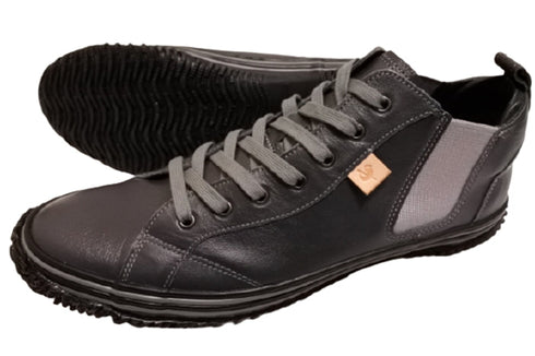 【SPINGLE SP442 チャコールグレー】カンガルー革ミドルカットサイドゴア