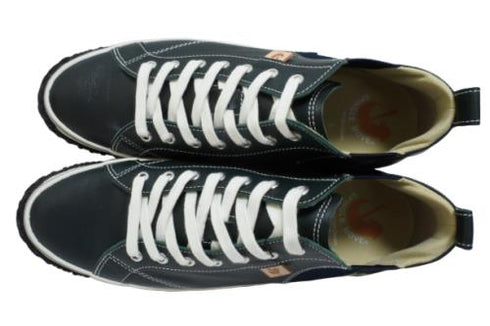 【SPINGLE SP442 ダークブルー】カンガルー革ミドルカットサイドゴア