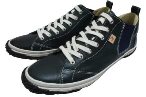 【SPINGLE SP442 ダークブルー】カンガルー革ミドルカットサイドゴア