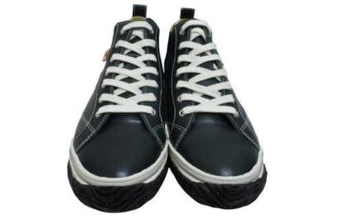 【SPINGLE SP442 ダークブルー】カンガルー革ミドルカットサイドゴア