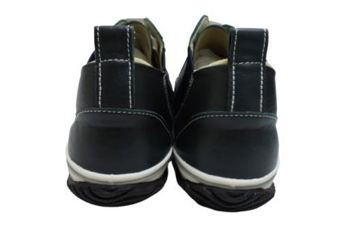 【SPINGLE SP442 ダークブルー】カンガルー革ミドルカットサイドゴア