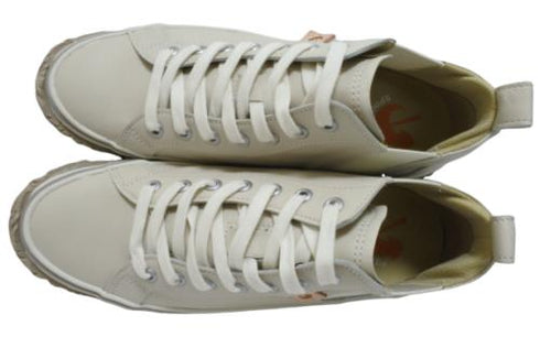 【SPINGLE SP442 アイボリー】カンガルー革ミドルカットサイドゴア