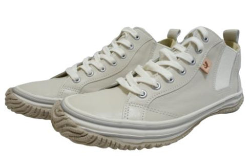 【SPINGLE SP442 アイボリー】カンガルー革ミドルカットサイドゴア