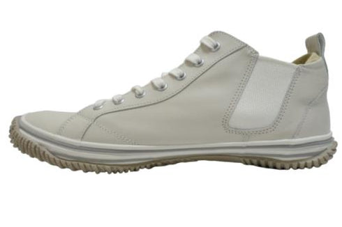 【SPINGLE SP442 アイボリー】カンガルー革ミドルカットサイドゴア