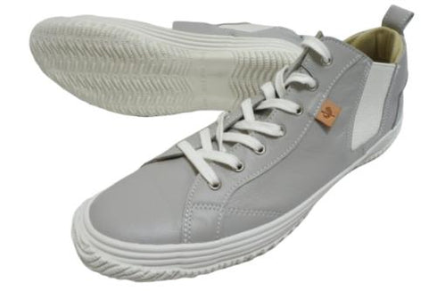 【SPINGLE SP442 ライトグレー】カンガルー革ミドルカットサイドゴア