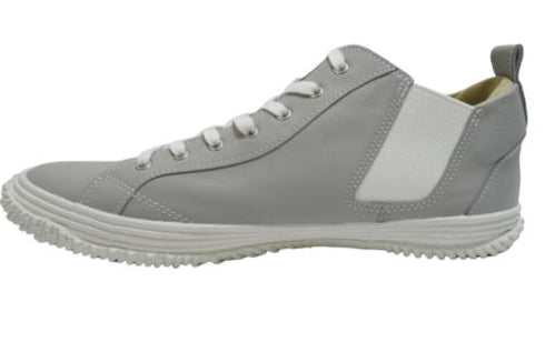 【SPINGLE SP442 ライトグレー】カンガルー革ミドルカットサイドゴア