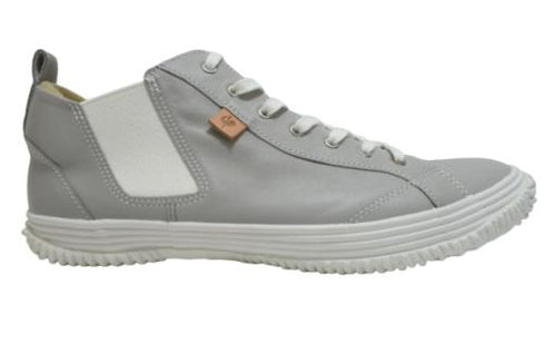 【SPINGLE SP442 ライトグレー】カンガルー革ミドルカットサイドゴア