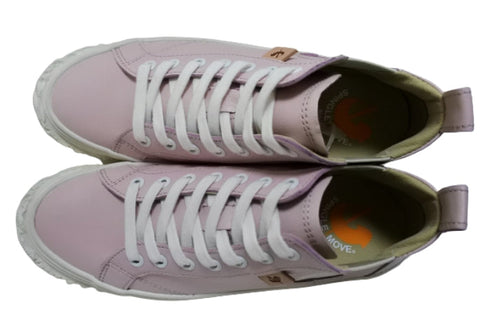 【SPINGLE SP442 ライトピンク】カンガルー革ミドルカットサイドゴア