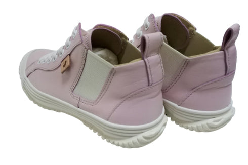 【SPINGLE SP442 ライトピンク】カンガルー革ミドルカットサイドゴア