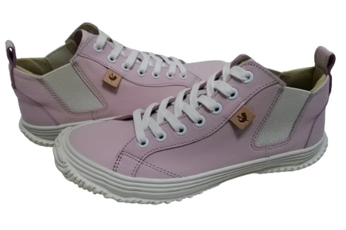 【SPINGLE SP442 ライトピンク】カンガルー革ミドルカットサイドゴア