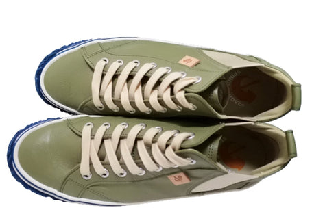 【SPINGLE SP442 オリーブ】カンガルー革ミドルカットサイドゴア