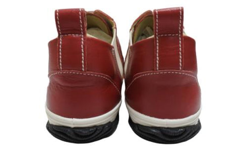 【SPINGLE SP442 レッド】カンガルー革ミドルカットサイドゴア