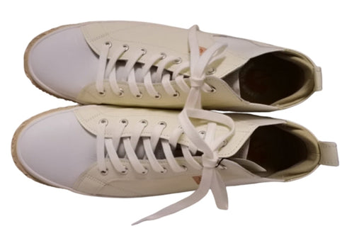 【SPINGLE SP442 シロ/クレープ】カンガルー革ミドルカットサイドゴア