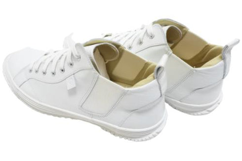 【SPINGLE SP442 ホワイト/ホワイト】カンガルー革ミドルカットサイドゴア