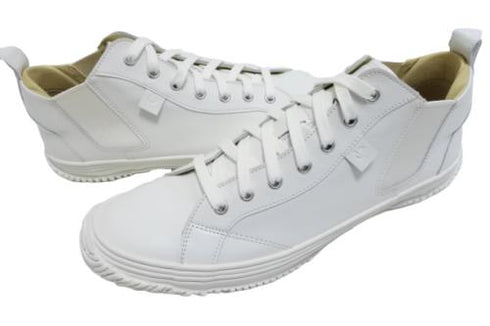 【SPINGLE SP442 ホワイト/ホワイト】カンガルー革ミドルカットサイドゴア